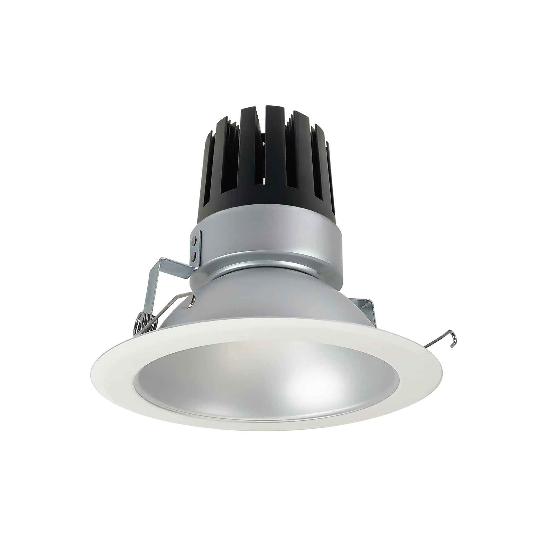 Nora Lighting 6" Marquise III Round Open Reflector, 1500lm, 3000K, Flood Optic, Haze Reflector/Bright White Flange – NRM3-61L230FHZMPW