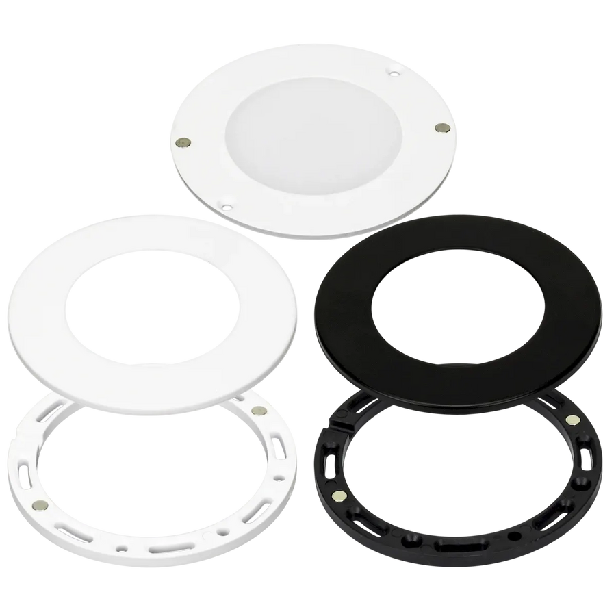 Omni Slim 30K Single Puck Light w/ Black and White Trims