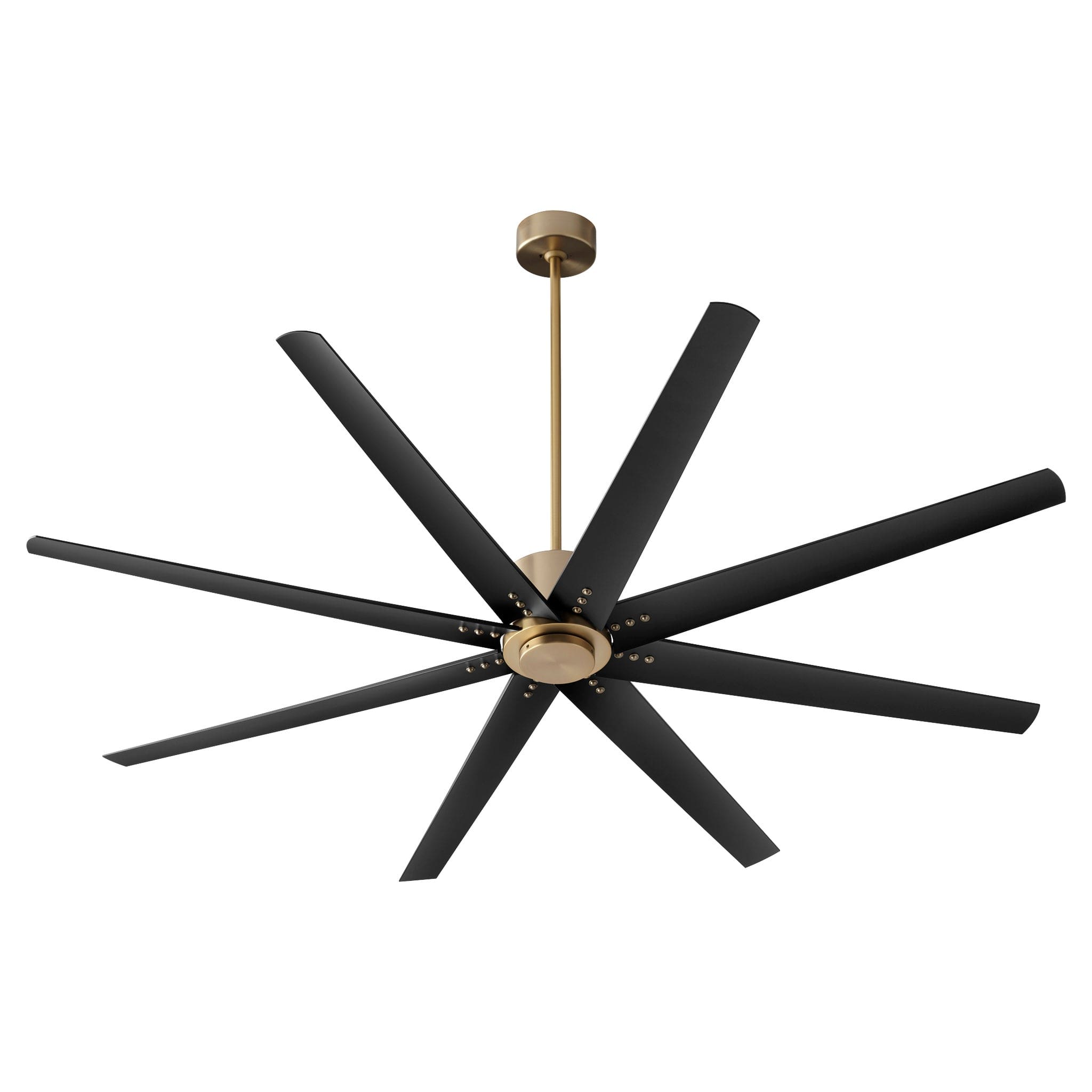 Oxygen Lighting FLEET 3-108-40 Ceiling Fan Modern Farmhouse - Aged Brass (OPEN BOX)