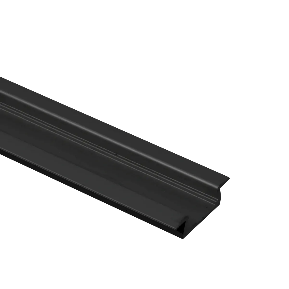 Premium Extrusion Mini Double Flange Recessed Mount 2M Black Finish