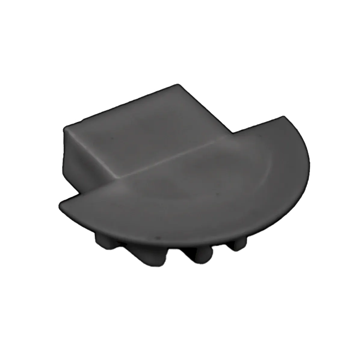 Premium Extrusion Mini Double Flange Recessed Mount Feed Black Finish