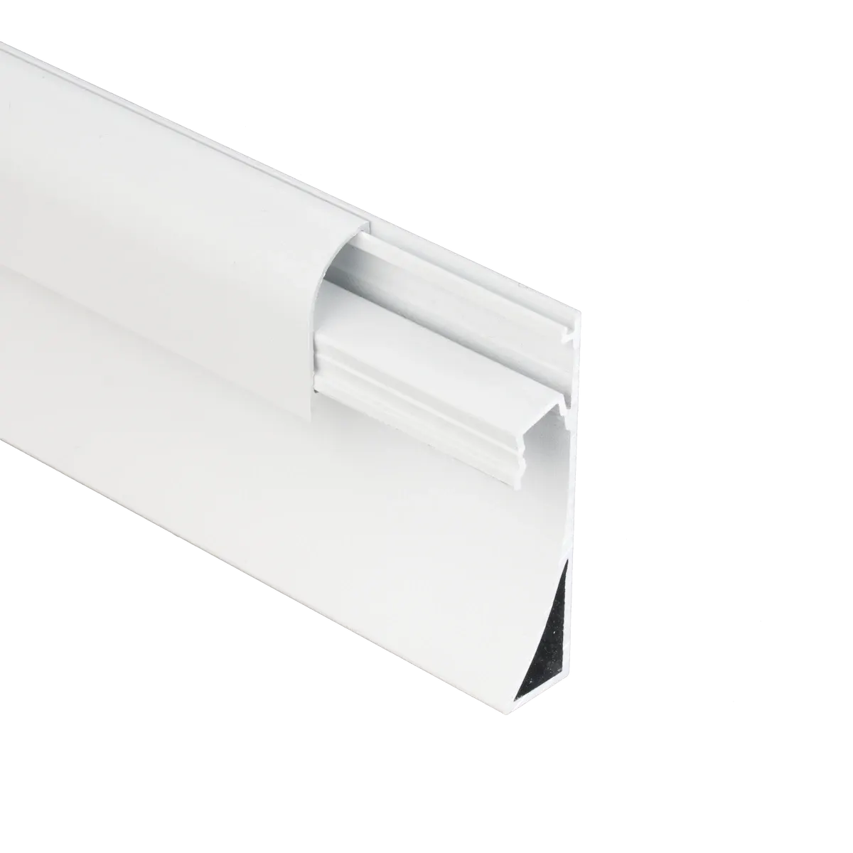 Premium Extrusion: Baseboard 2M, White Finish