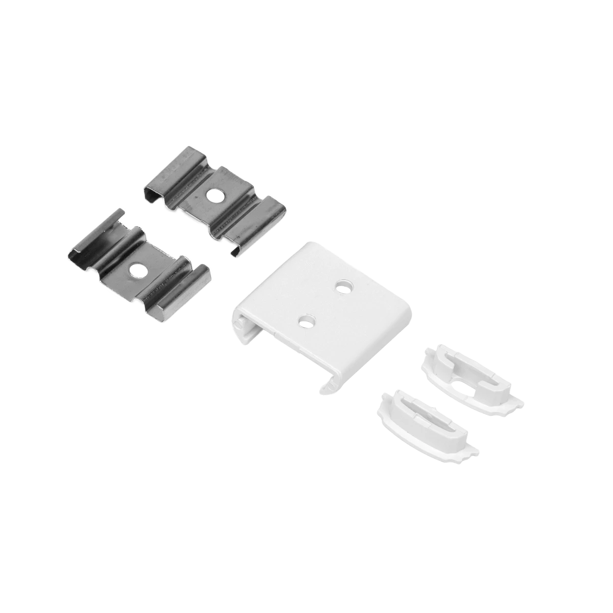 Accessory 5-Pack for Camber Bundles: End Cap w/hole, End Cap w/o hole, Mounting Clips, 180 Degree Splicing Strip