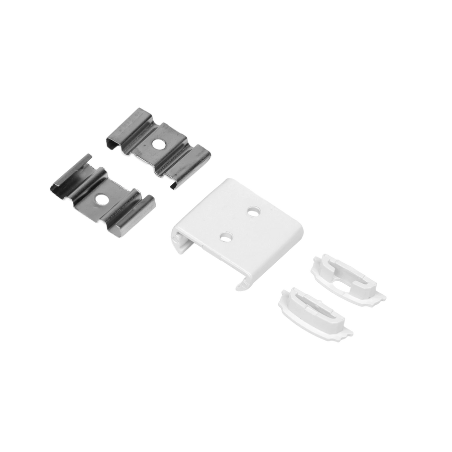 Accessory 5-Pack for Camber Bundles: End Cap w/hole, End Cap w/o hole, Mounting Clips, 180 Degree Splicing Strip