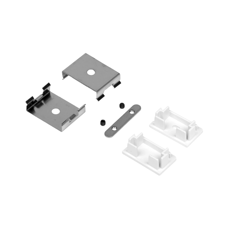 Accessory 5-Pack for GTX Bundles: End Cap w/hole, End Cap w/o hole, Mounting Clips, 180 Degree Splicing Strip