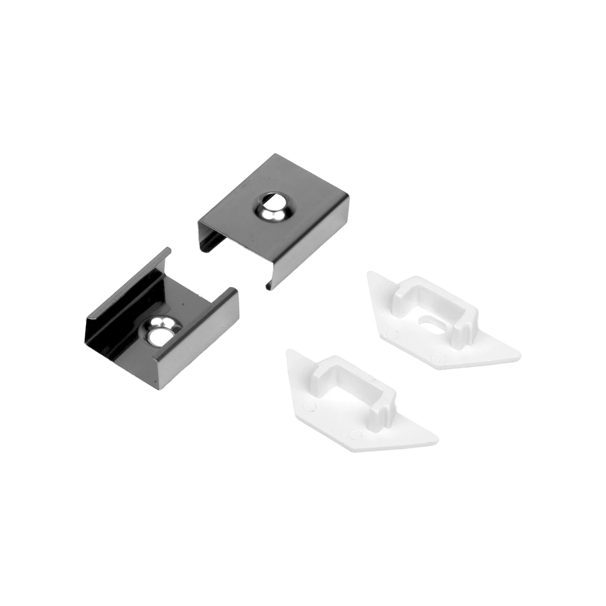 Accessory 5-Pack for Pro 45 Bundles: End Cap w/hole, End Cap w/o hole, Mounting Clips