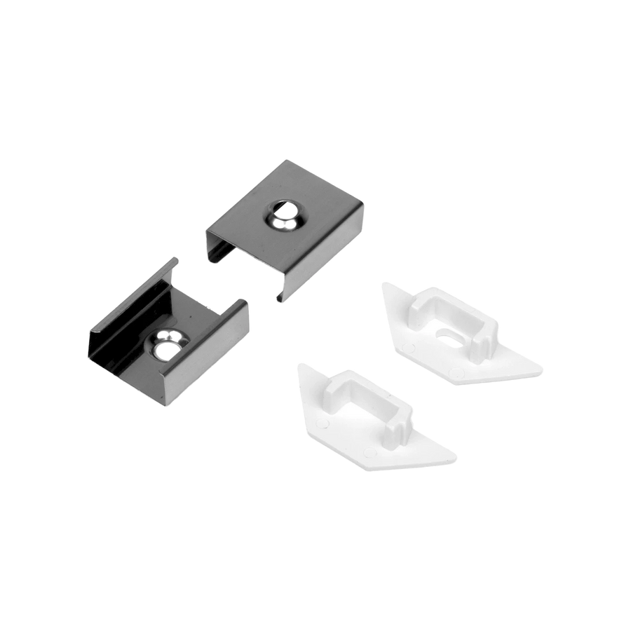 Accessory 5-Pack for Pro 45 Bundles: End Cap w/hole, End Cap w/o hole, Mounting Clips
