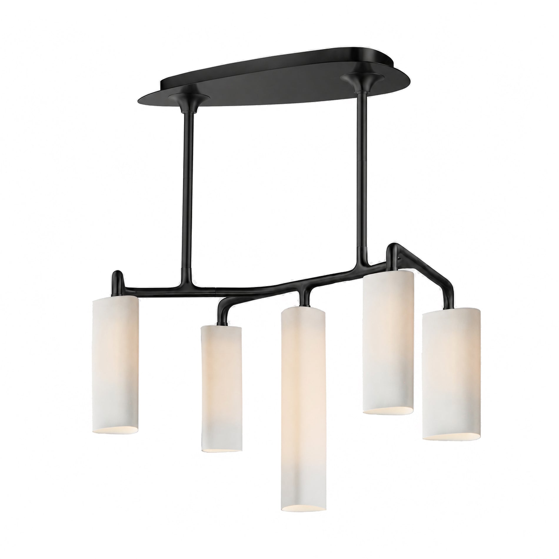 Studio M Lighting SM300305WTBBR Tropo 5-Light LED Pendant
