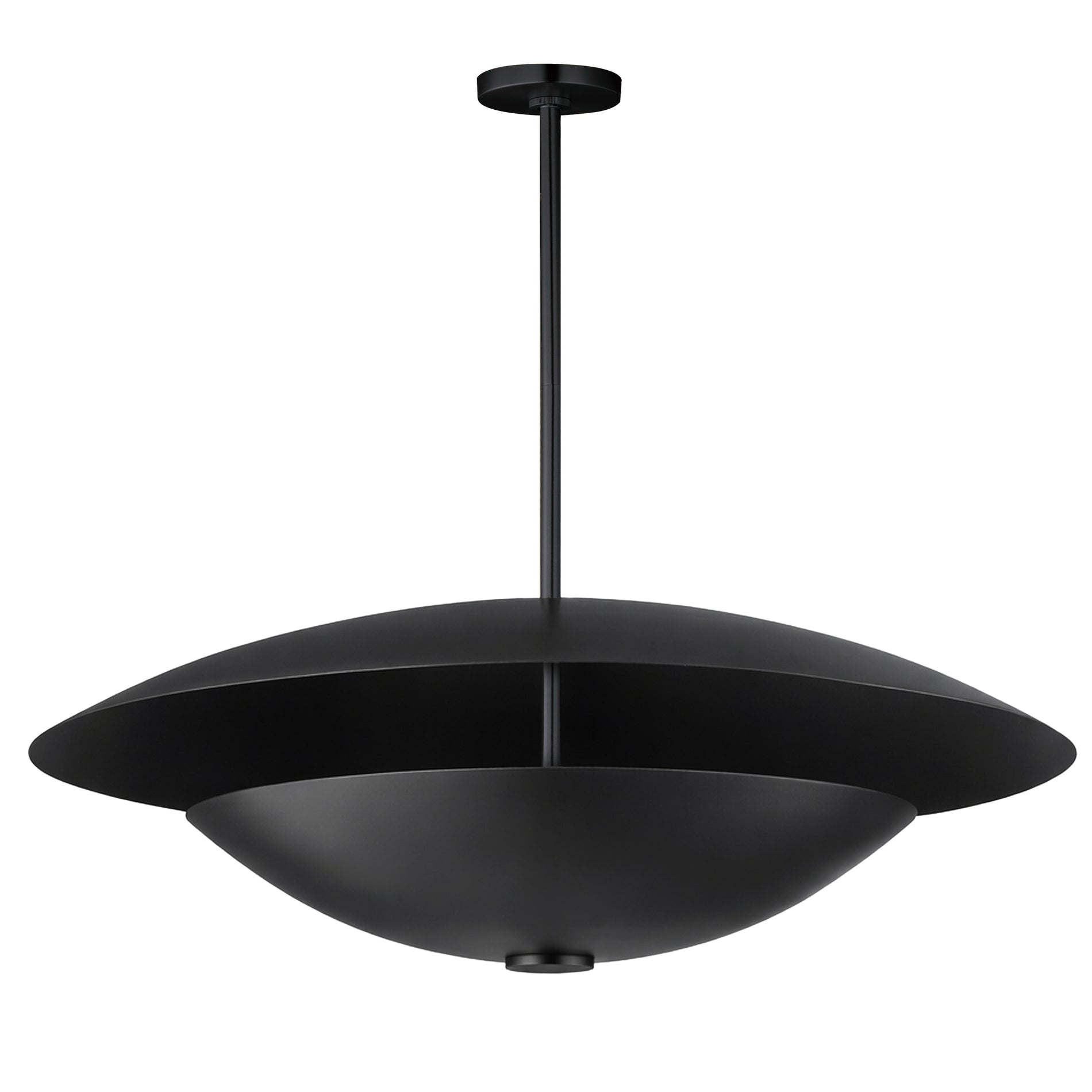 Studio M Lighting SM81858BK Vesta LED 2-Tier LED Pendant