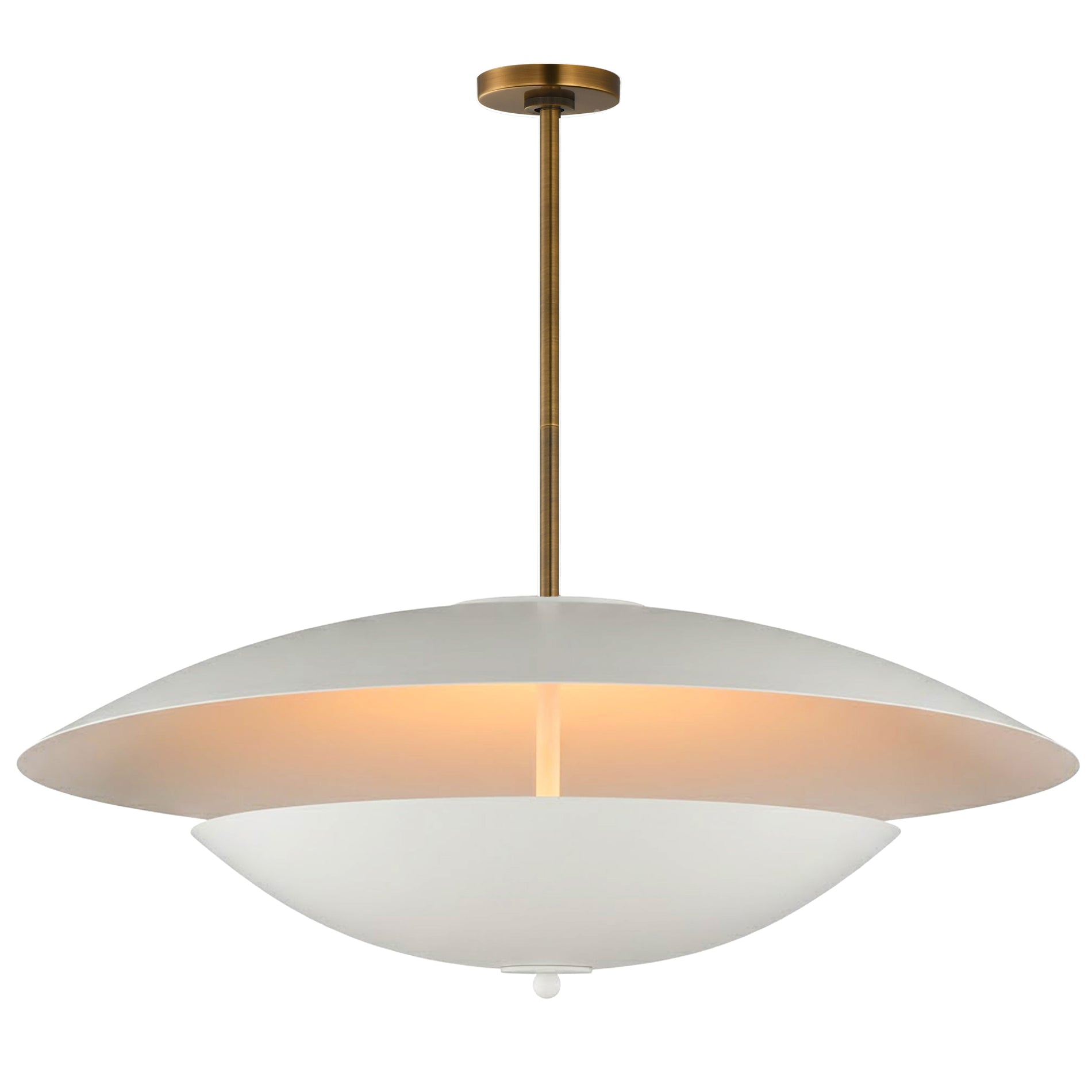 Studio M Lighting SM81858MWFG Vesta LED 2-Tier LED Pendant