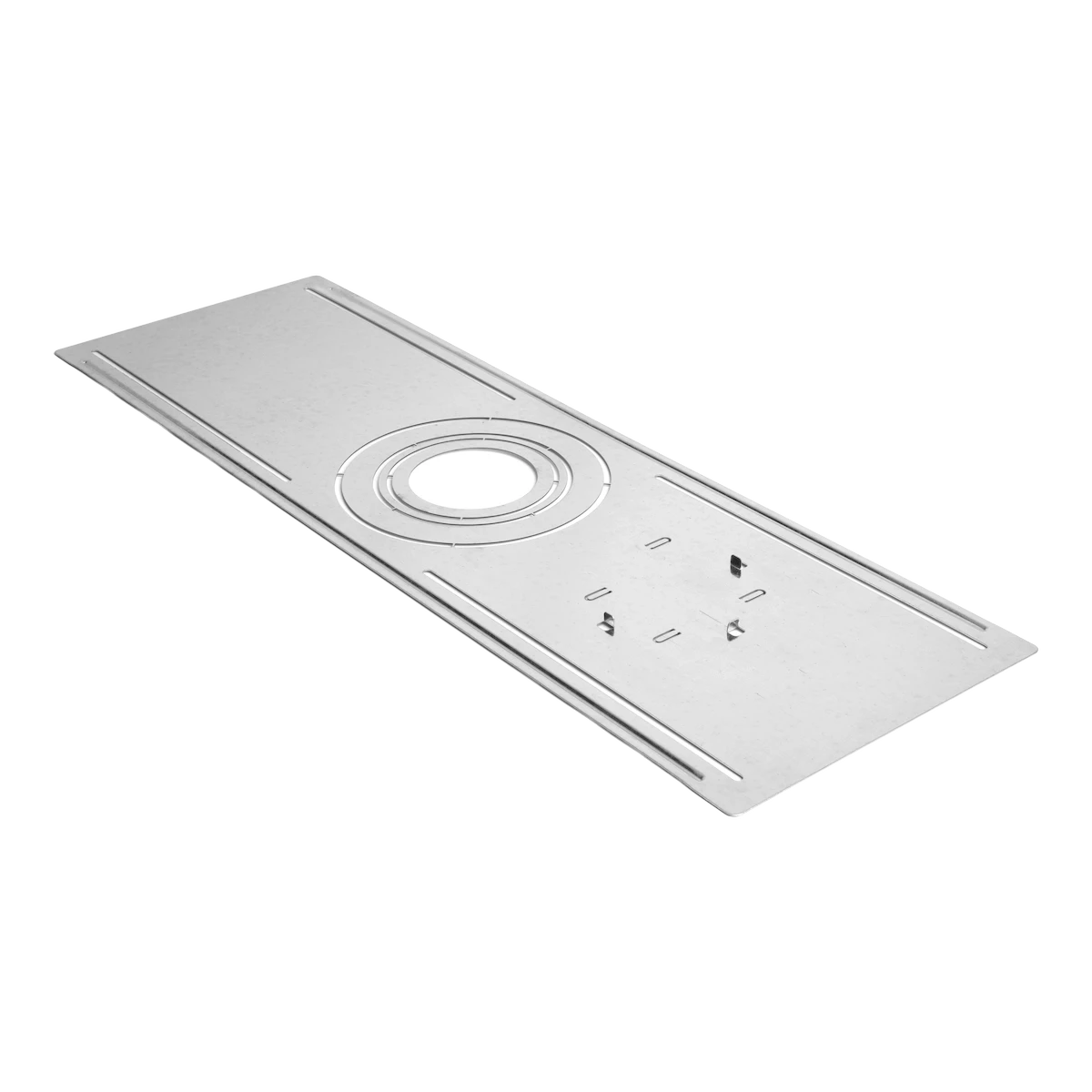 Rough-in Plate -Flat - with 76mm/102mm/118mm/163mm Knockout Holes