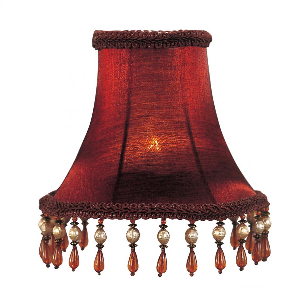 Livex Lighting CHANDELIER SHADE S158 Shade Traditional - Red