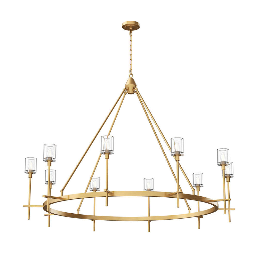 Alora Lighting SALITA CH314310VBCC Chandelier Traditional - Brass