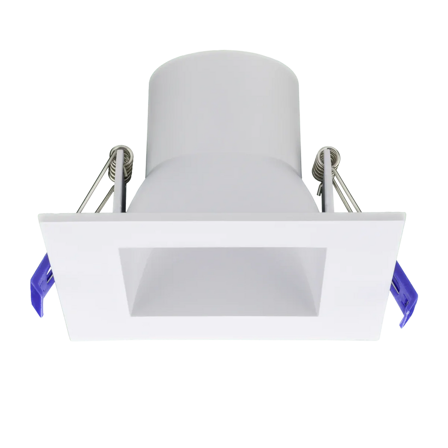 Spektrum+ RGB+TW Regressed 4in Square Downlight, White Finish