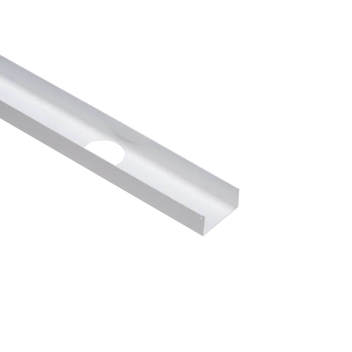TwilightTrim Basic Channel with 9in Hole Spacing 2 Meter Length
