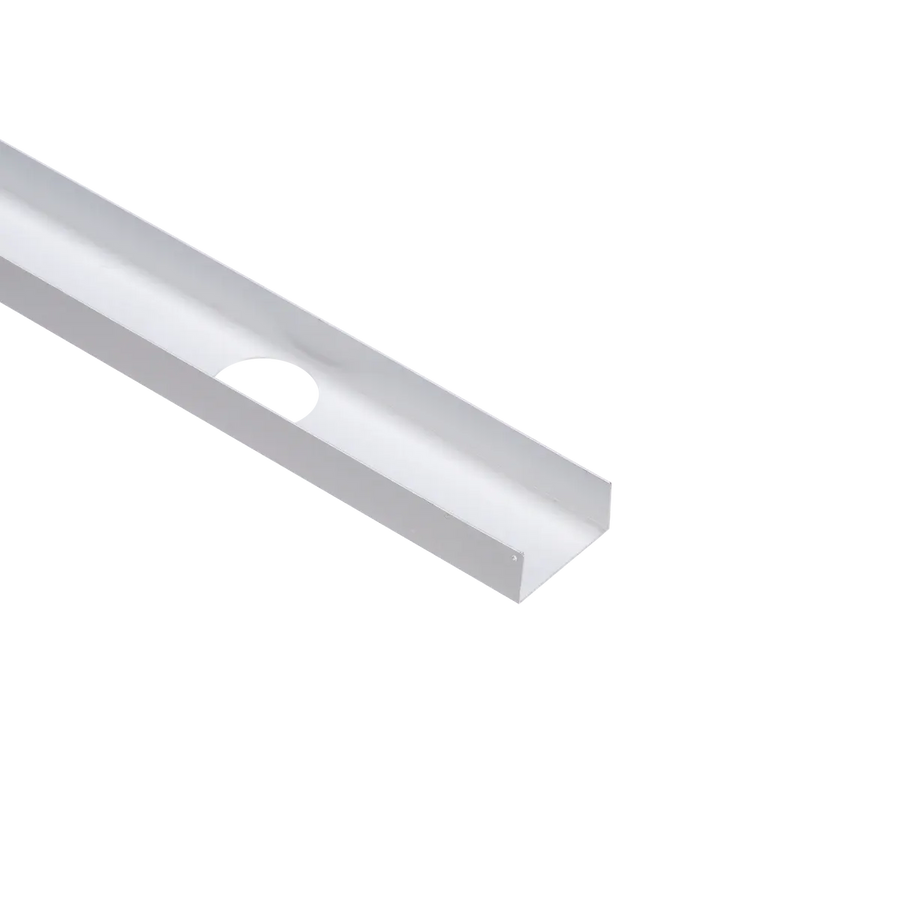TwilightTrim Basic Channel with 9in Hole Spacing 2 Meter Length