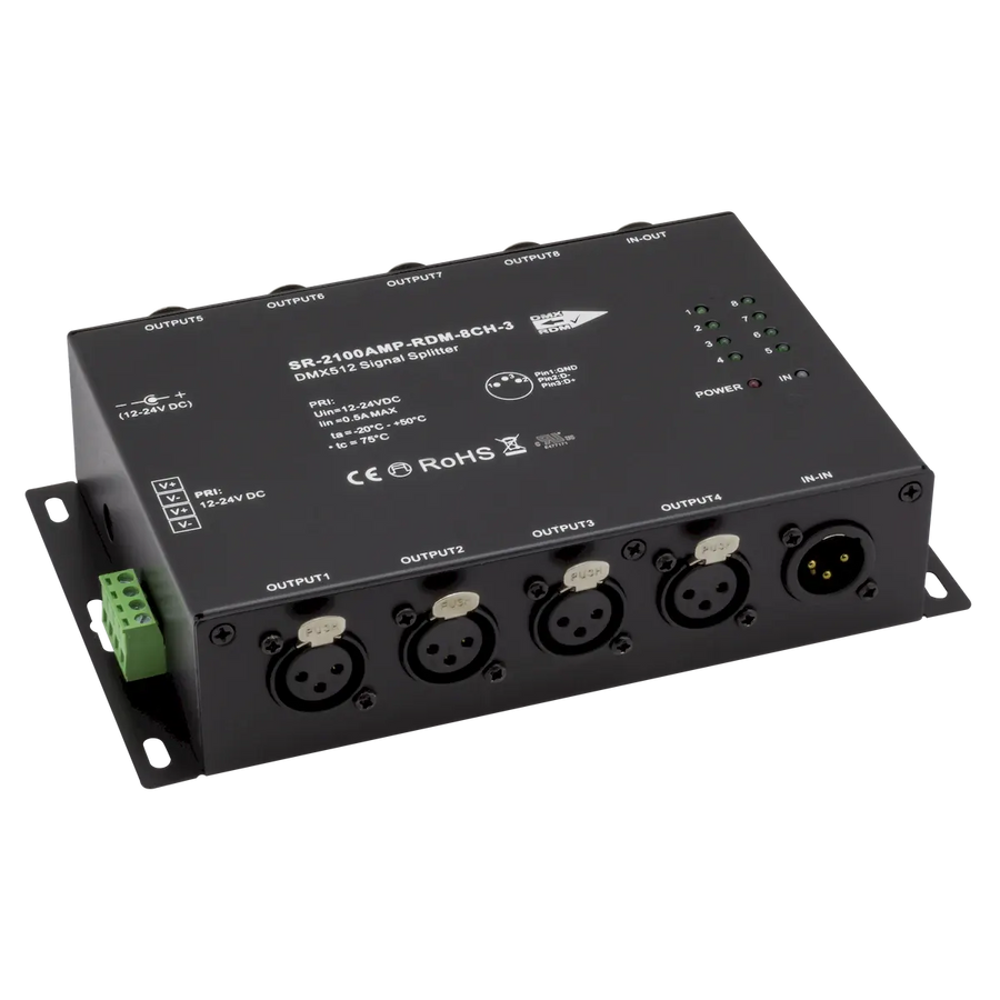 DMX 8 way Splitter with RDM