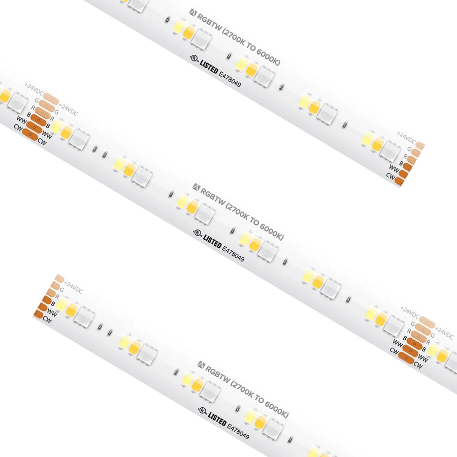 Specification Grade Tape Light IP54 RGBTW 100Ft