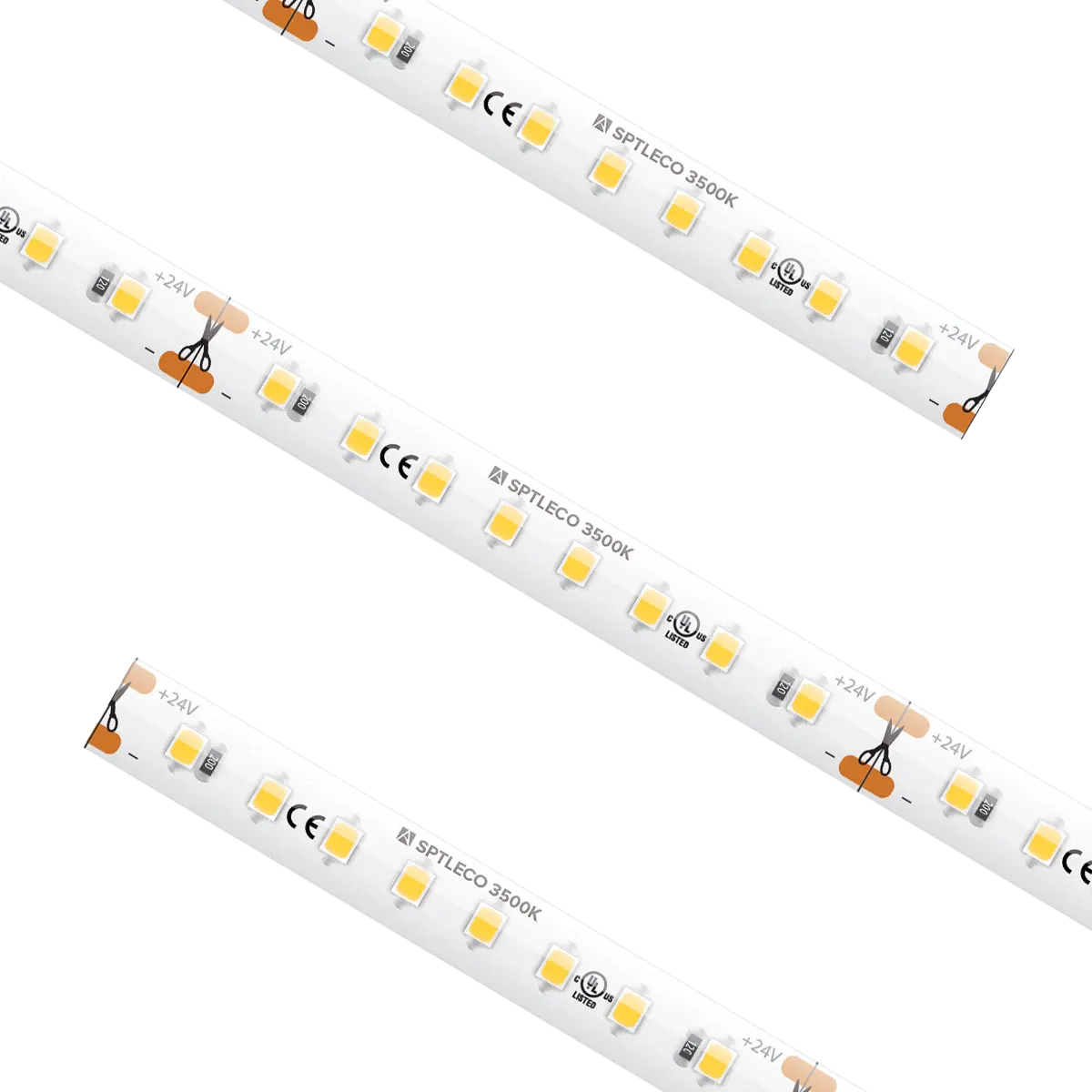 Specification Eco Tape Light IP54 3500K 16.4Ft