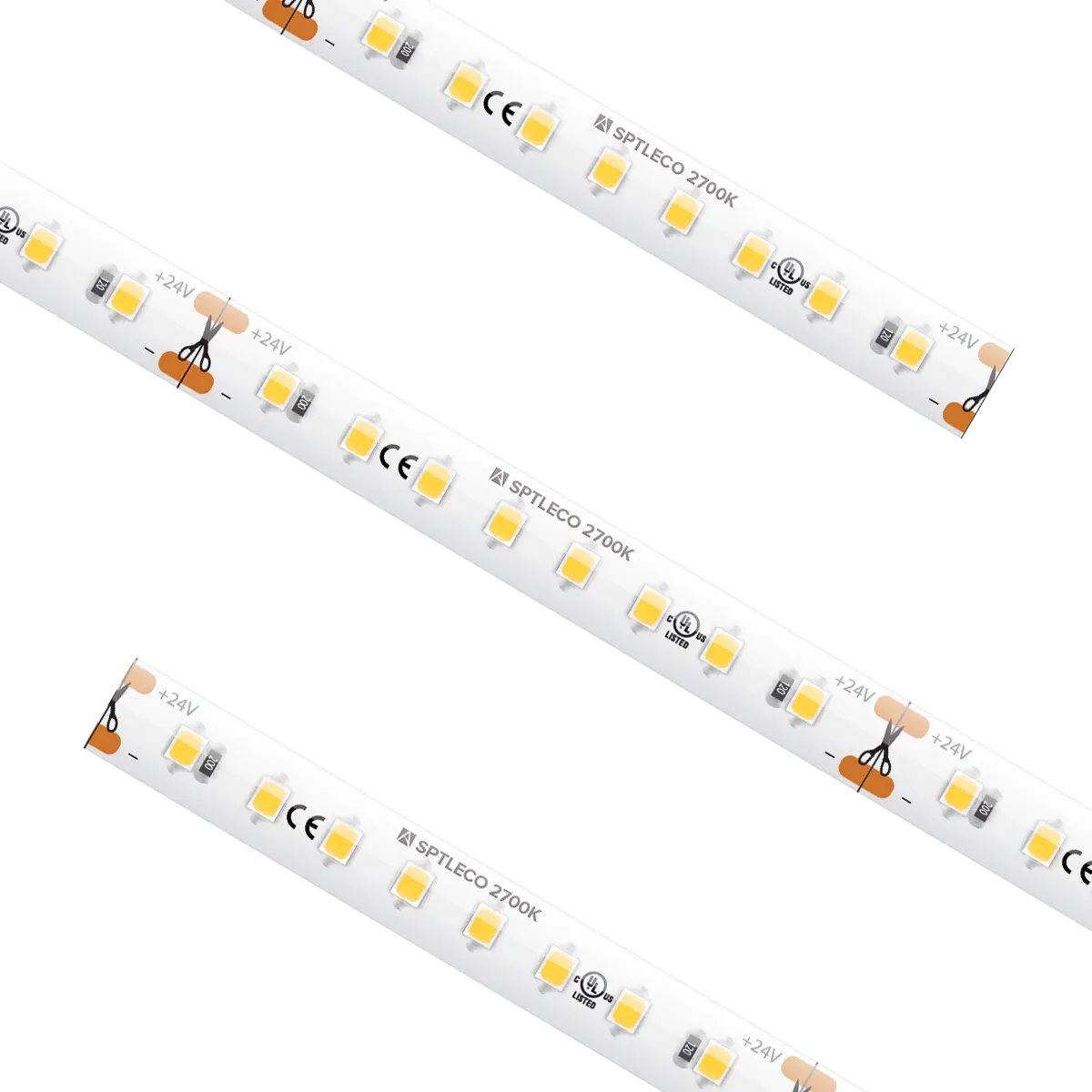 Specification Eco Tape Light IP54 2700K 16.4Ft