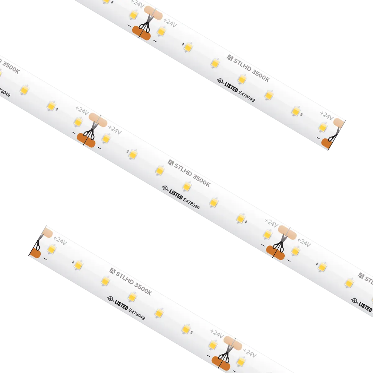 Standard High Density Tape Light IP54 3500K 100Ft