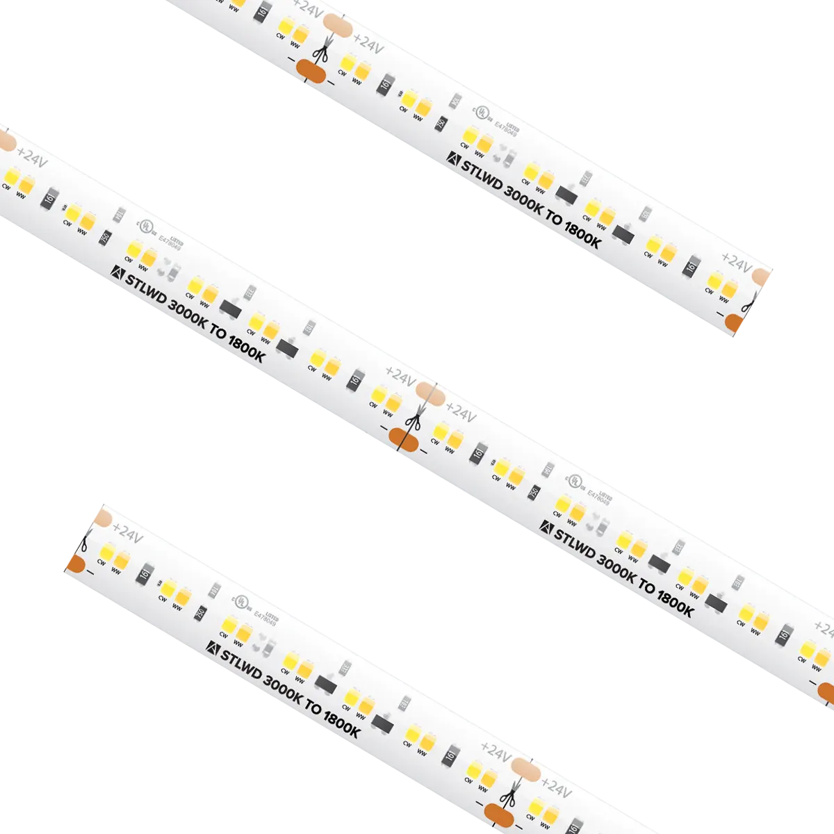 Standard Tape Light IP54 Dim to Warm 16.4Ft