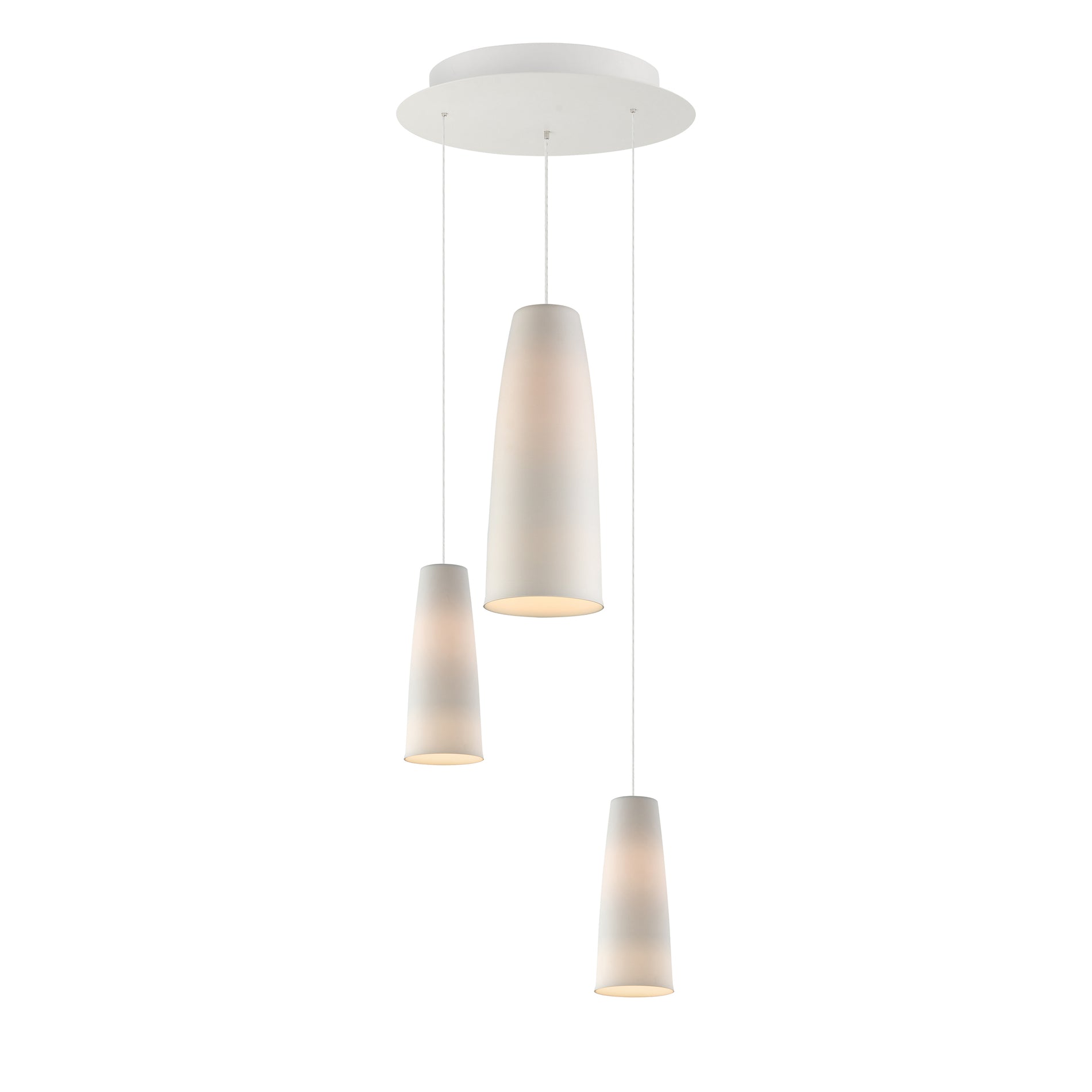 Studio M Stream SMP30003WT Multi-Light Pendant - White