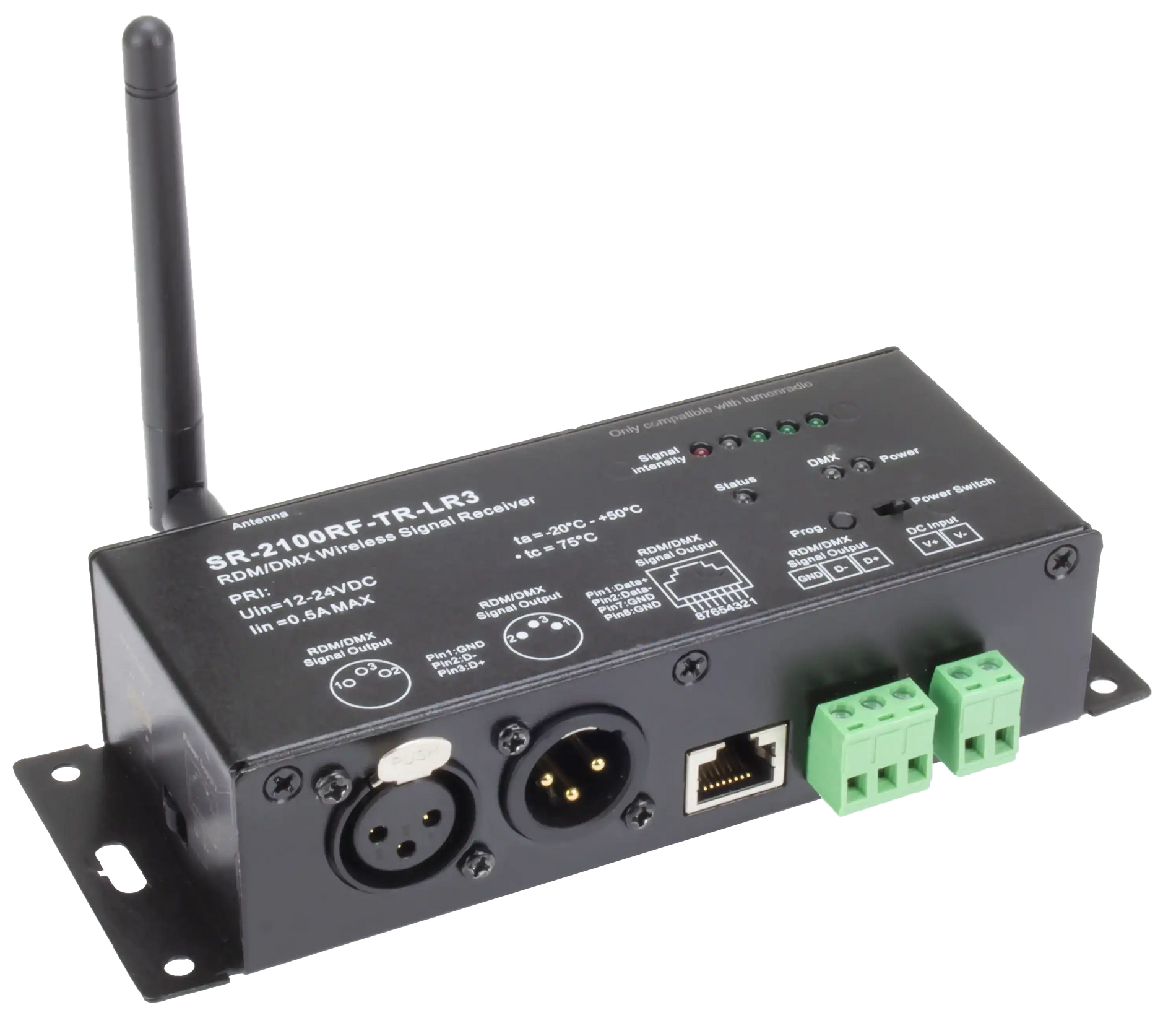 DMX Wireless Receiver w/Lumenradio