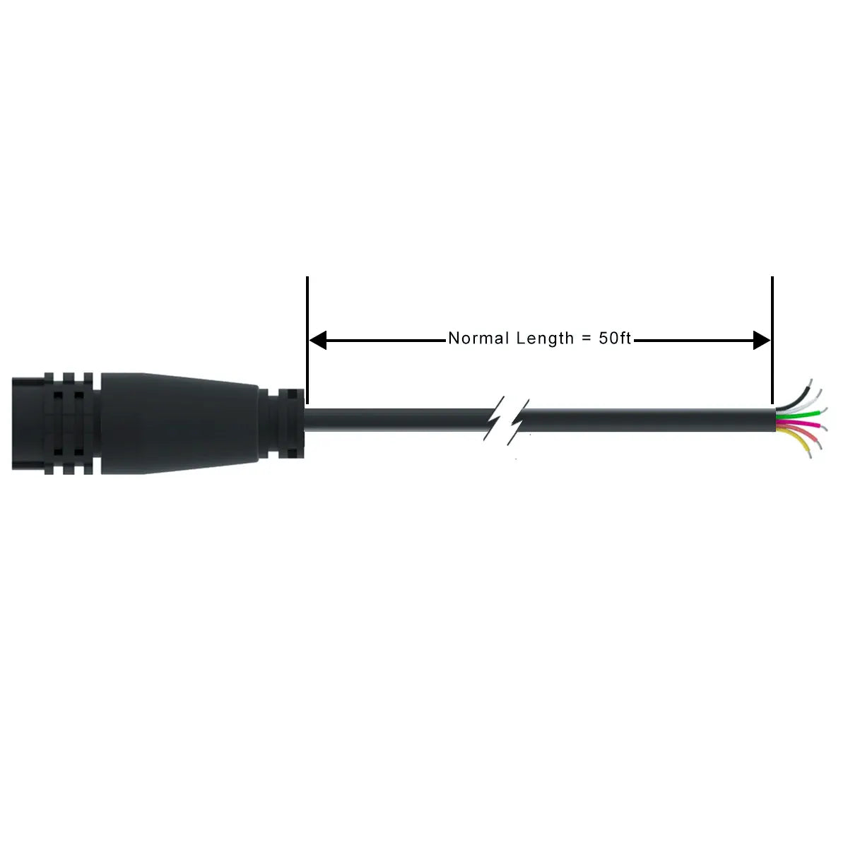 Senik Graze Lit Static White 0-10 V Power and Signal Lead