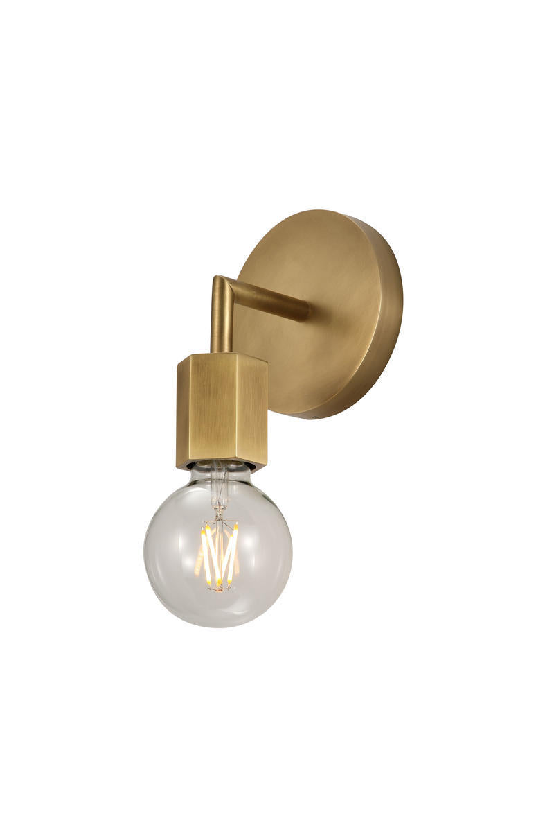 Alora Lighting HEXA WV307001VB Sconce Transitional - Brass