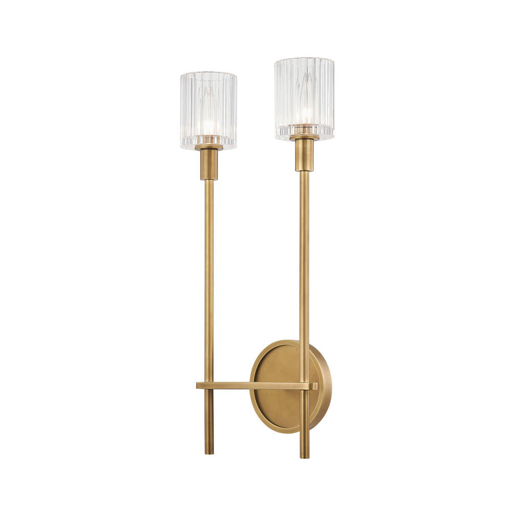 Alora Lighting SALITA WV314302VBRC Bathroom Fixture Traditional - Brass