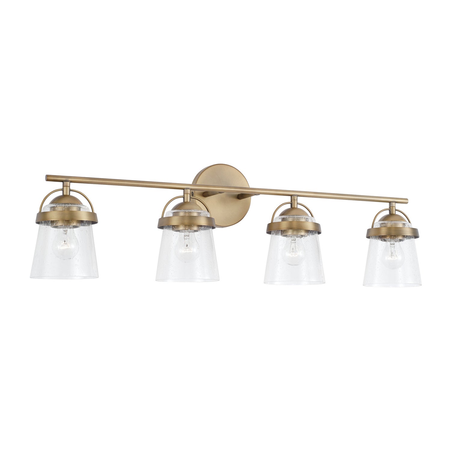 Capital Madison 147041AD-534 Bath Vanity Light 33 in. wide - Aged Brass
