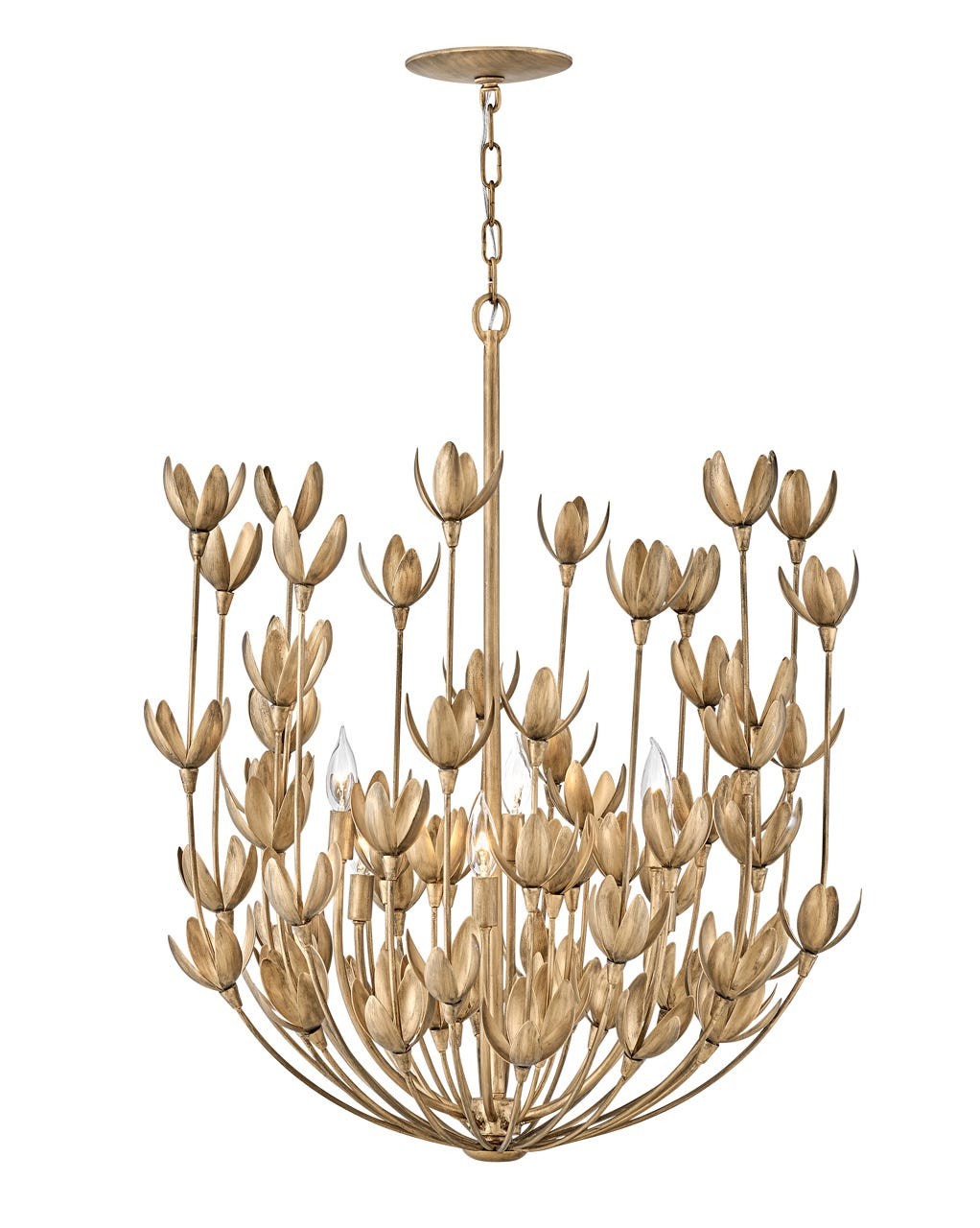 Hinkley Flora 30016BNG Chandelier Light - Burnished Gold