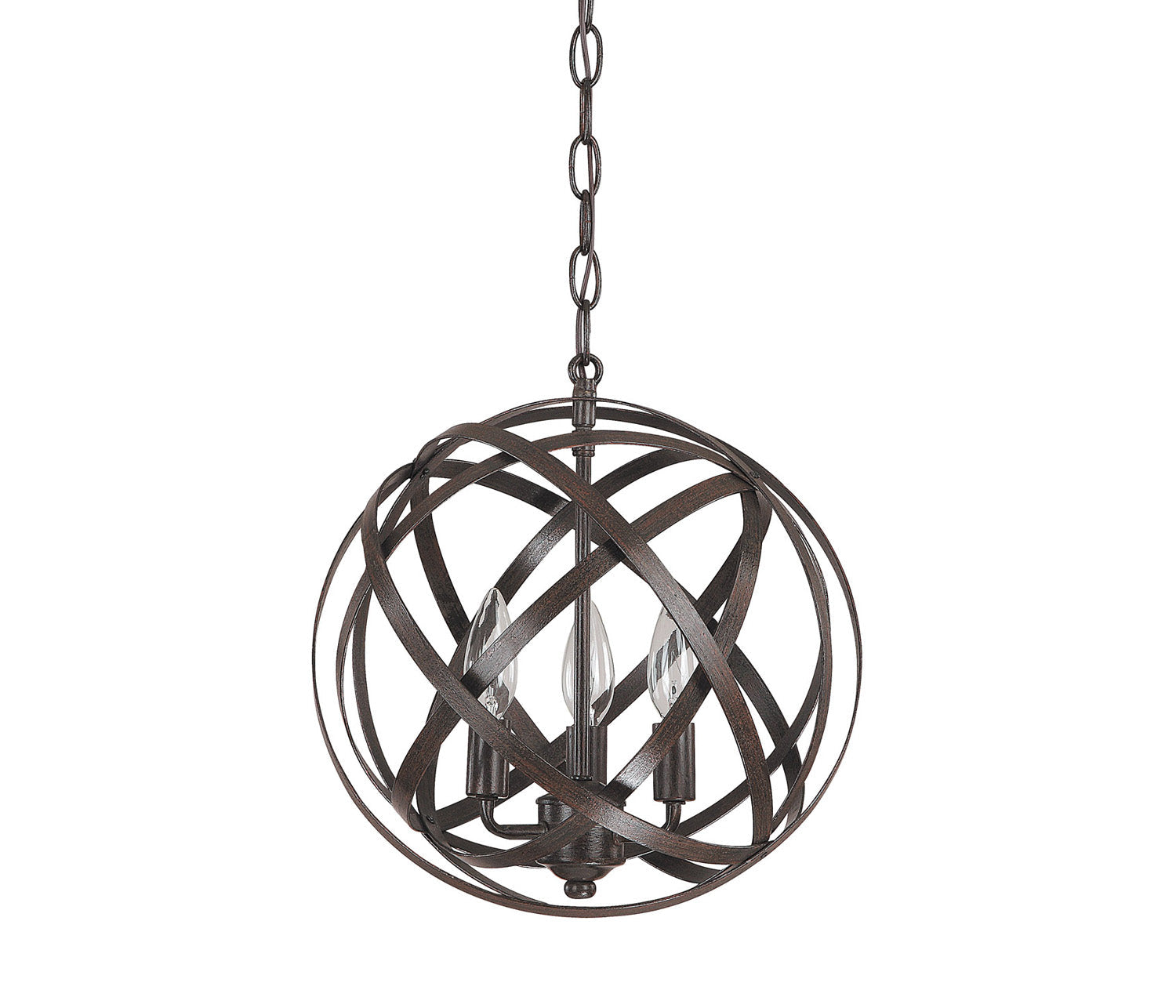 Capital Axis 4233RS Chandelier Light - Russet