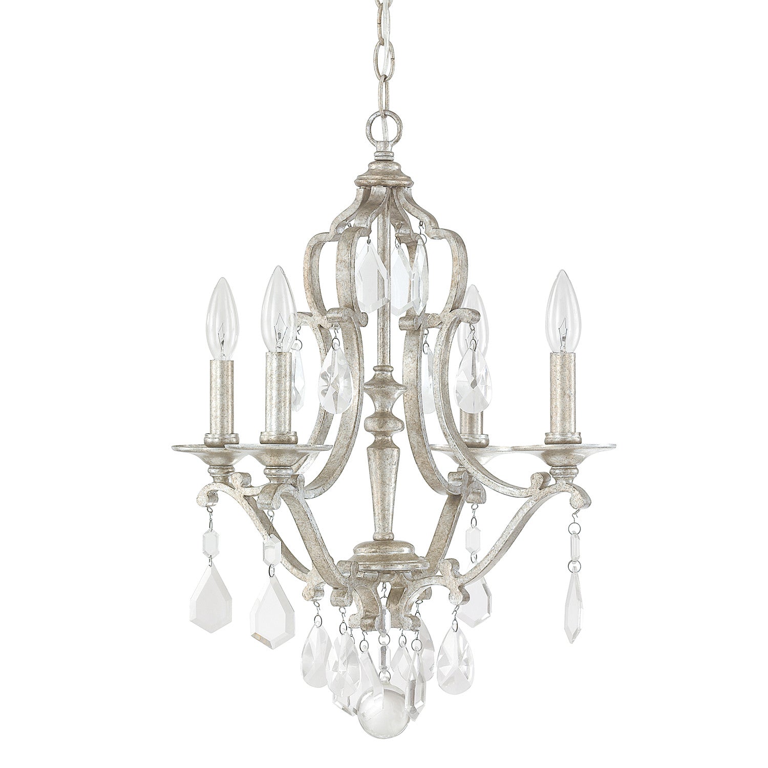 Capital Blakely 4184AS-CR Chandelier Light - Antique Silver