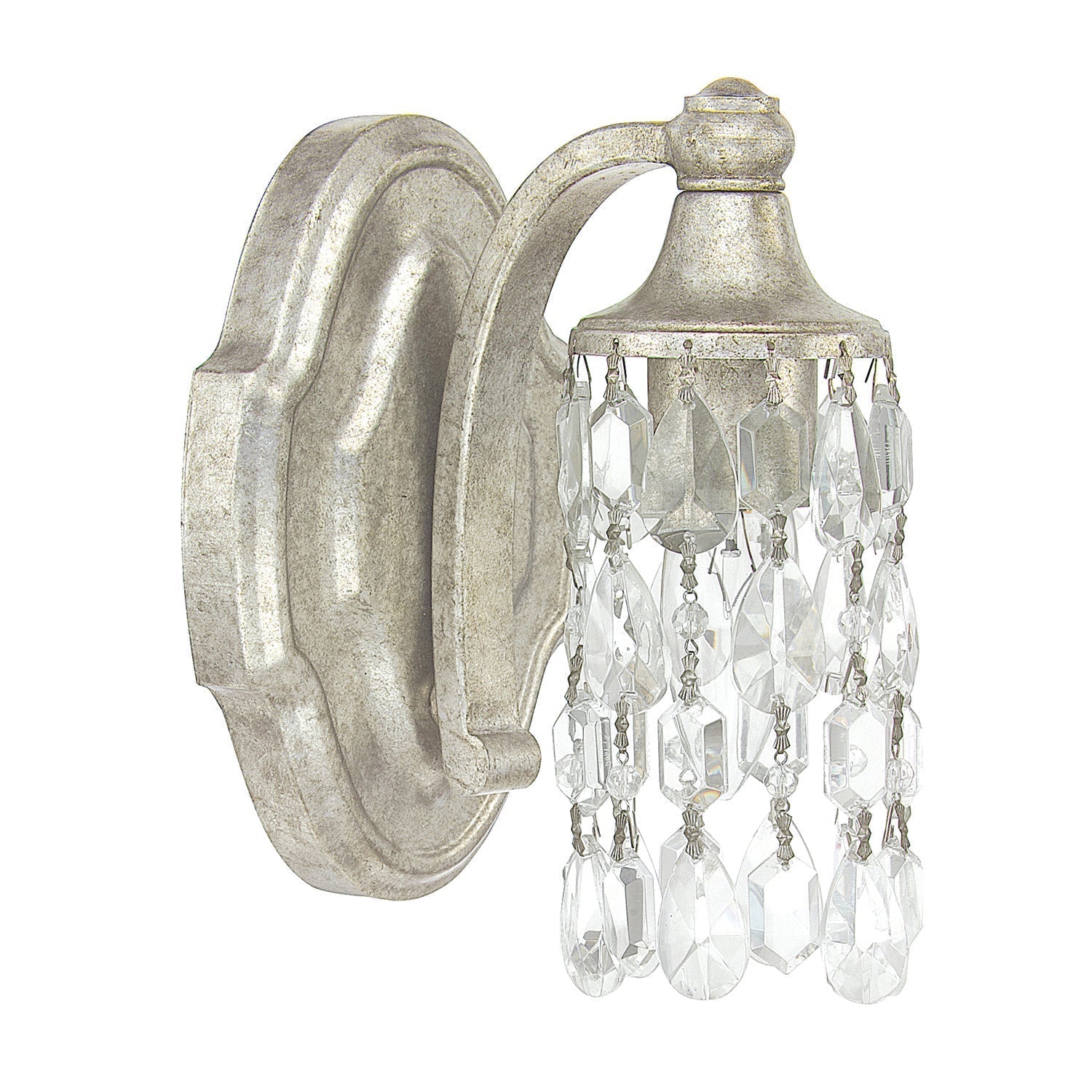 Capital Blakely 8521AS-CR Wall Sconce Light - Antique Silver