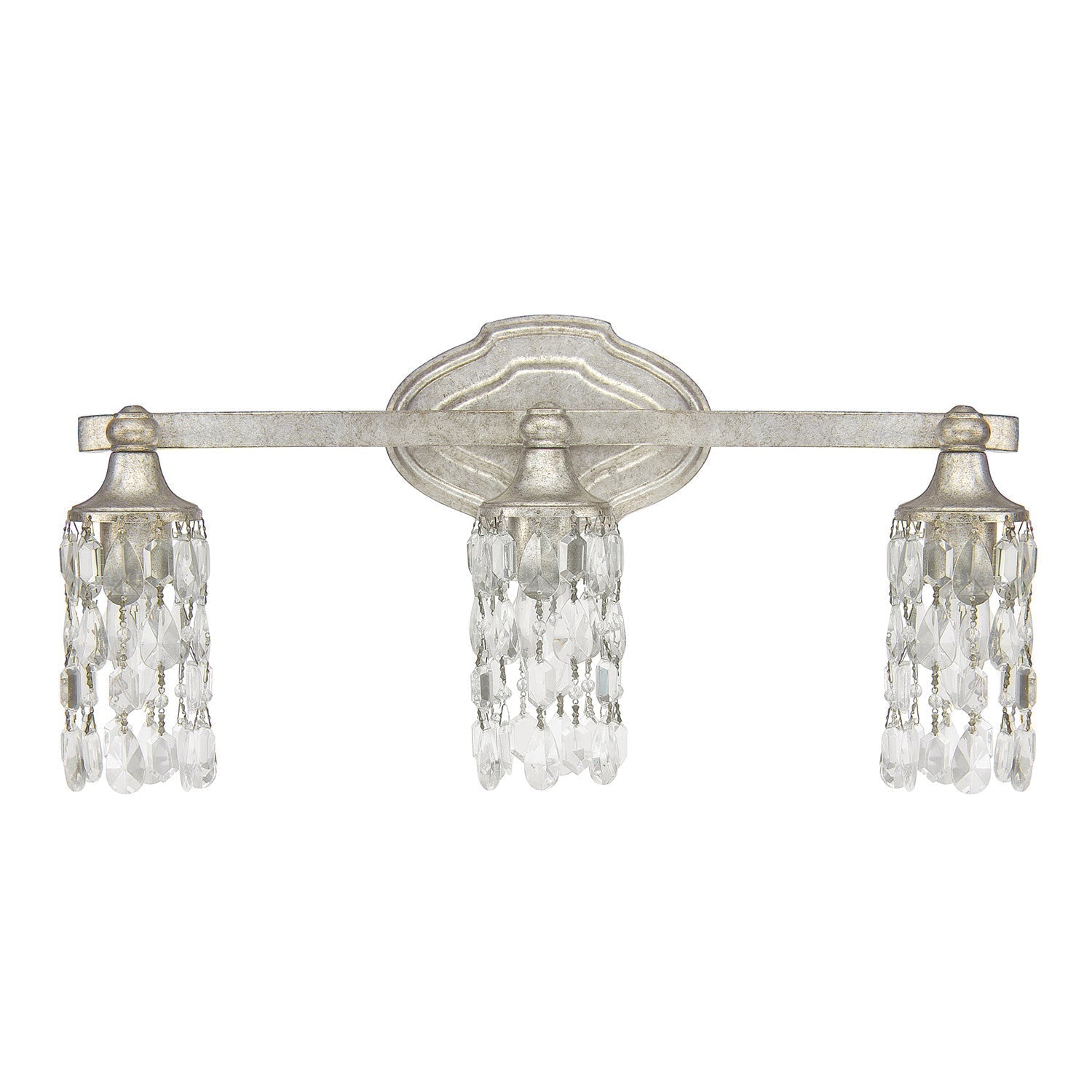 Capital Blakely 8523AS-CR Bath Vanity Light 21 in. wide - Antique Silver