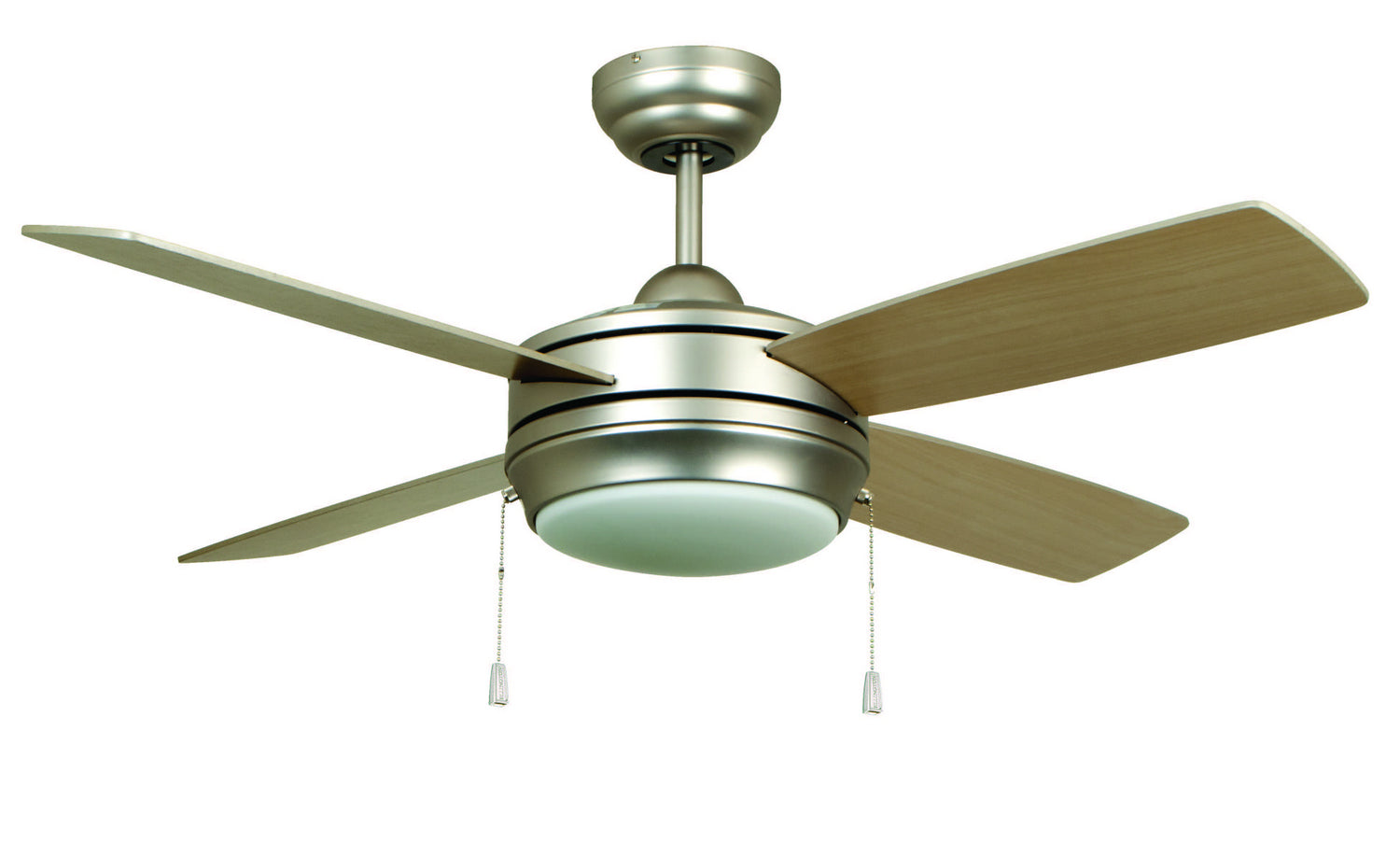Craftmade Laval - LAV52BN4LK-LED Ceiling Fan 52 Inch - Brushed Nickel, Maple