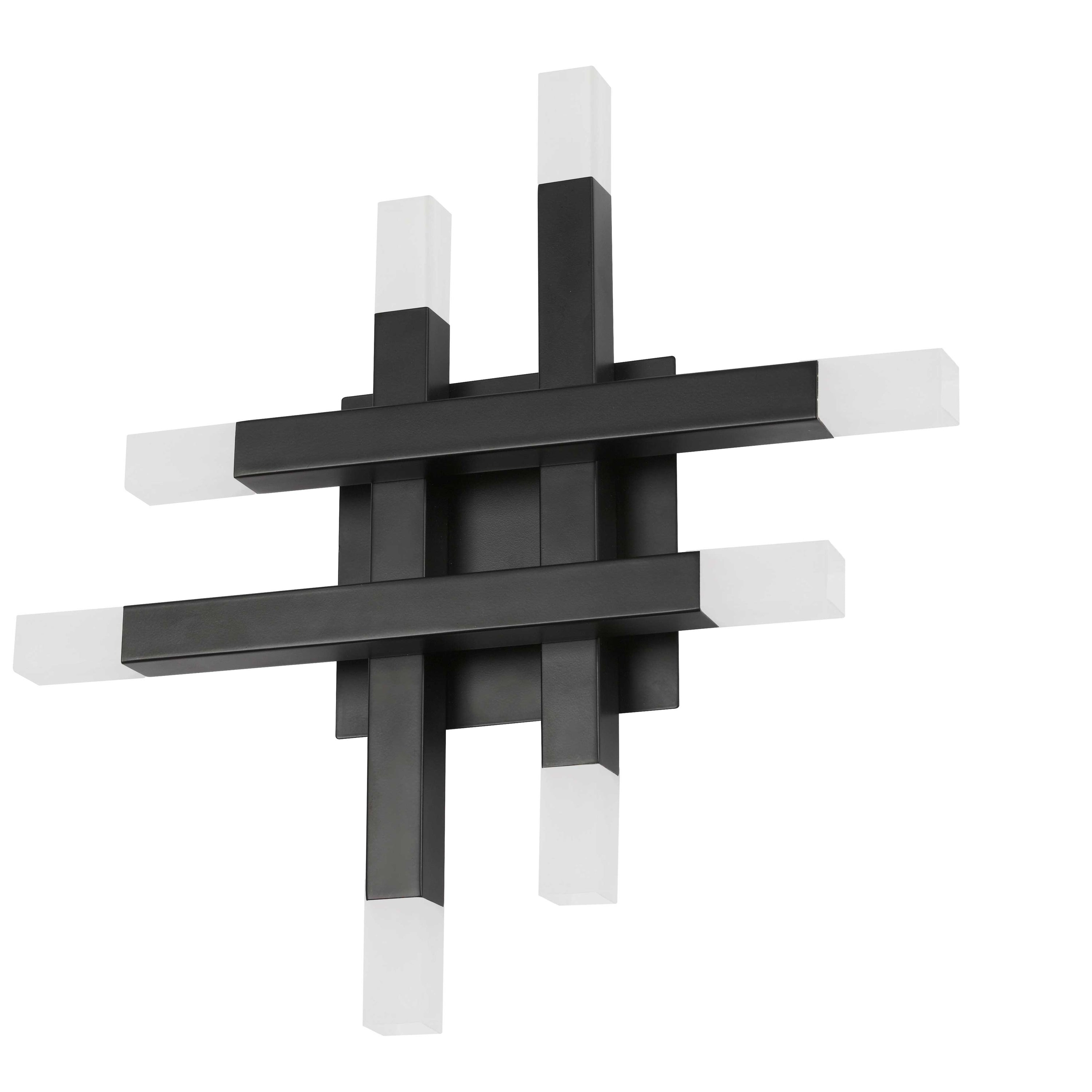 Dainolite Acasia - ACS-1432W-MB-FR - 24W Wall Sconce Matte Black with Frosted Acrylic Diffuser - Matte Black