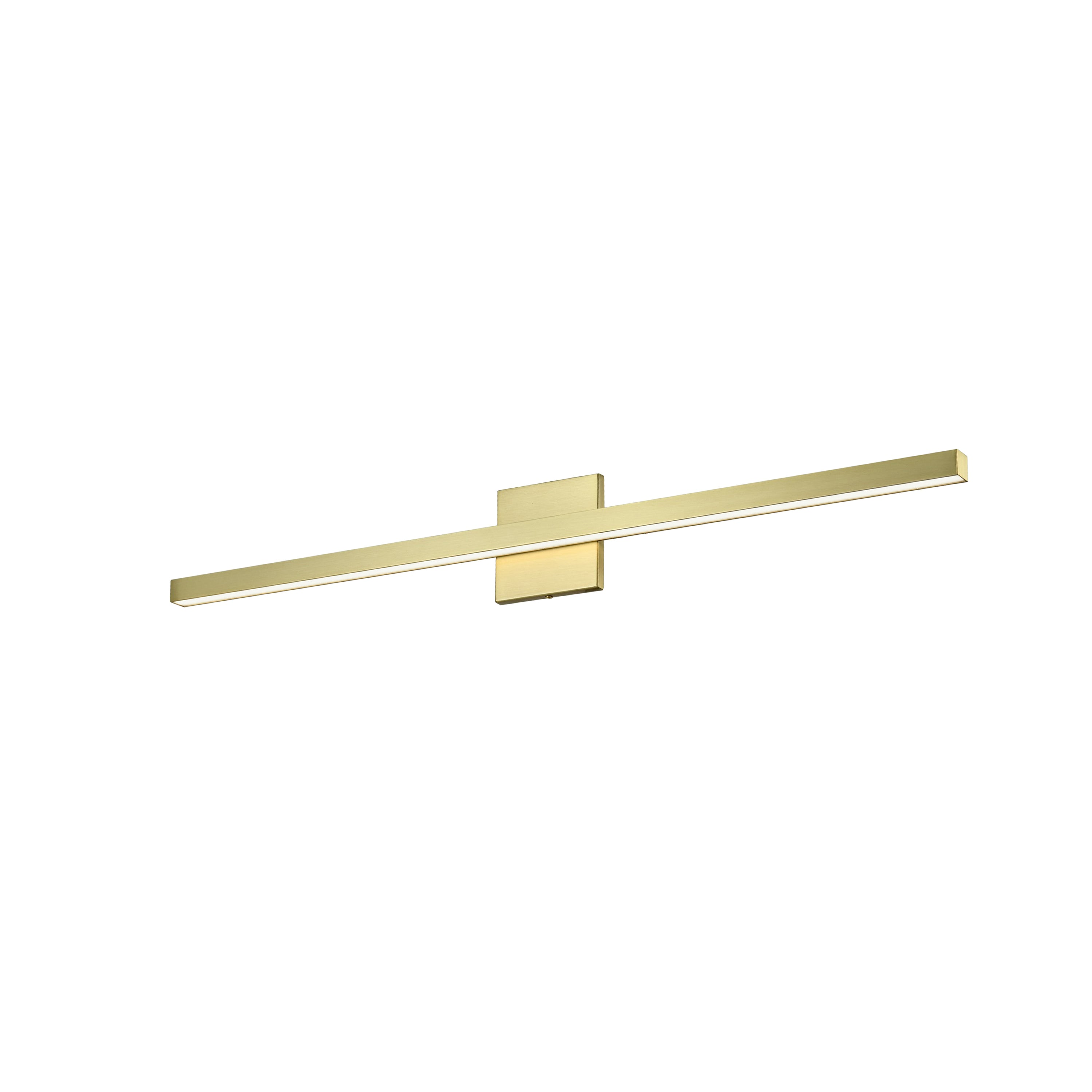 Dainolite Arandel - ARL-3724LEDW-AGB - 24W Vanity Fixture, Aged Brass with Frosted Acrylic Diffuser - Aged Brass