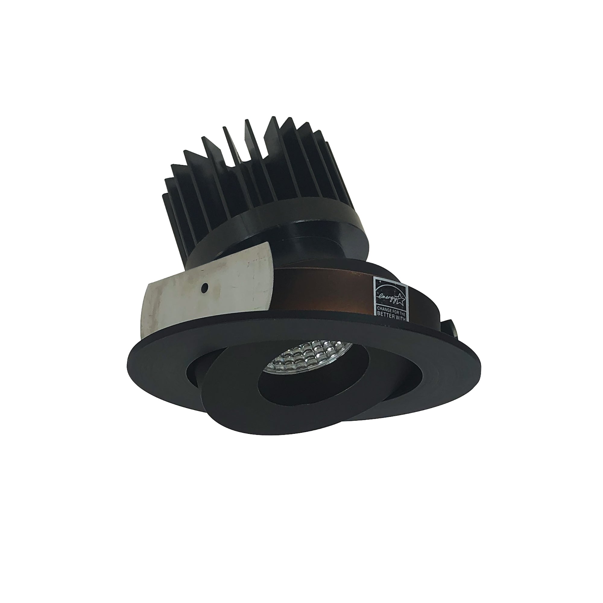 Nora Lighting 4" Iolite LED Round Adjustable Gimbal, 1500lm/2000lm/2500lm (varies by housing), 3500K, Bronze Finish – NIO-4RG35XBZ/HL