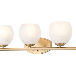 Z-Lite Colette 42-Inch Vanity in Modern Gold – 1963-5V-MGLD