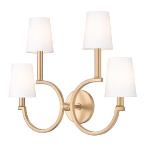 Z-Lite Cordelia 20.5-Inch Wall Sconce in Modern Gold – 2016-4S-MGLD