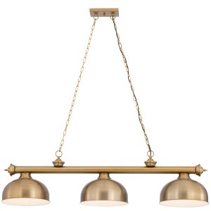 Z-Lite Cordon 13-Inch Billiard in Heritage Brass – 2306-3HBR-D13HBR